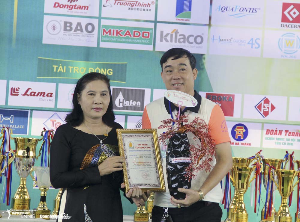 Giải đấu Tennis ngành trang trí nội thất Miền Trung, Nam Bộ và Tây Nguyên - nơi hội tụ những nhà tài trợ doanh nghiệp lớn và uy tín nhất
