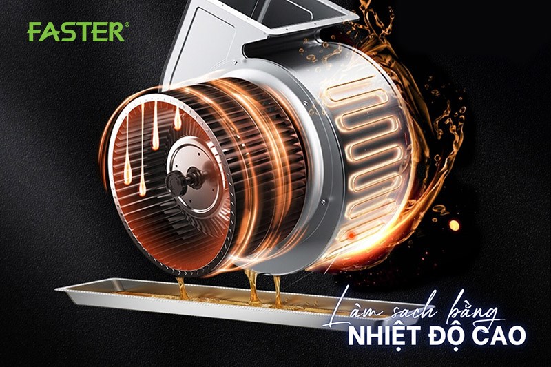 Công nghệ Autoclean máy hút mùi Faster có gì nổi bật?