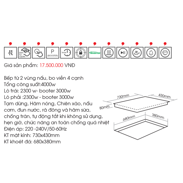 Bếp từ FS 828I