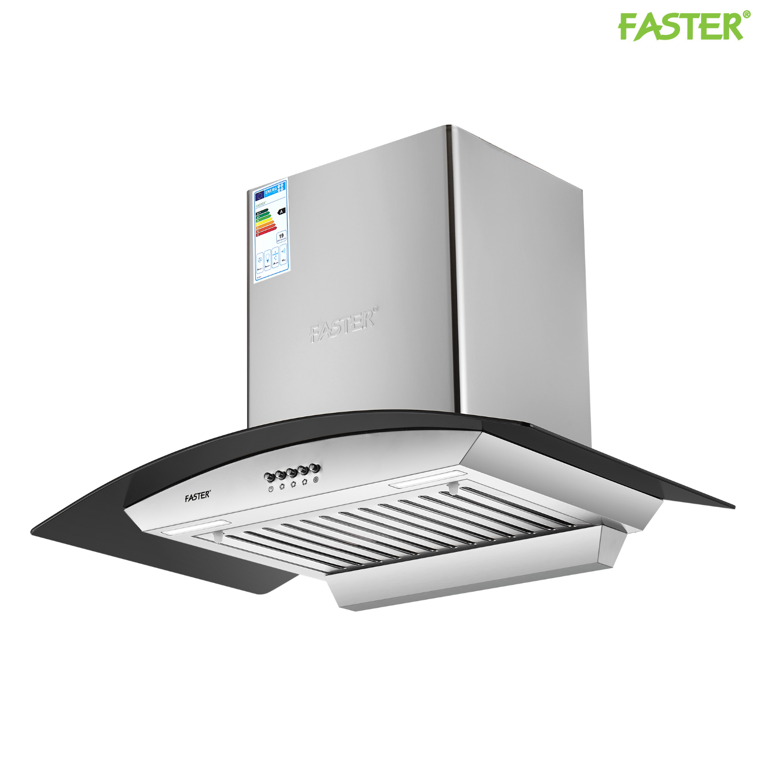 Máy hút khử mùi kính cong mã FSCH370S