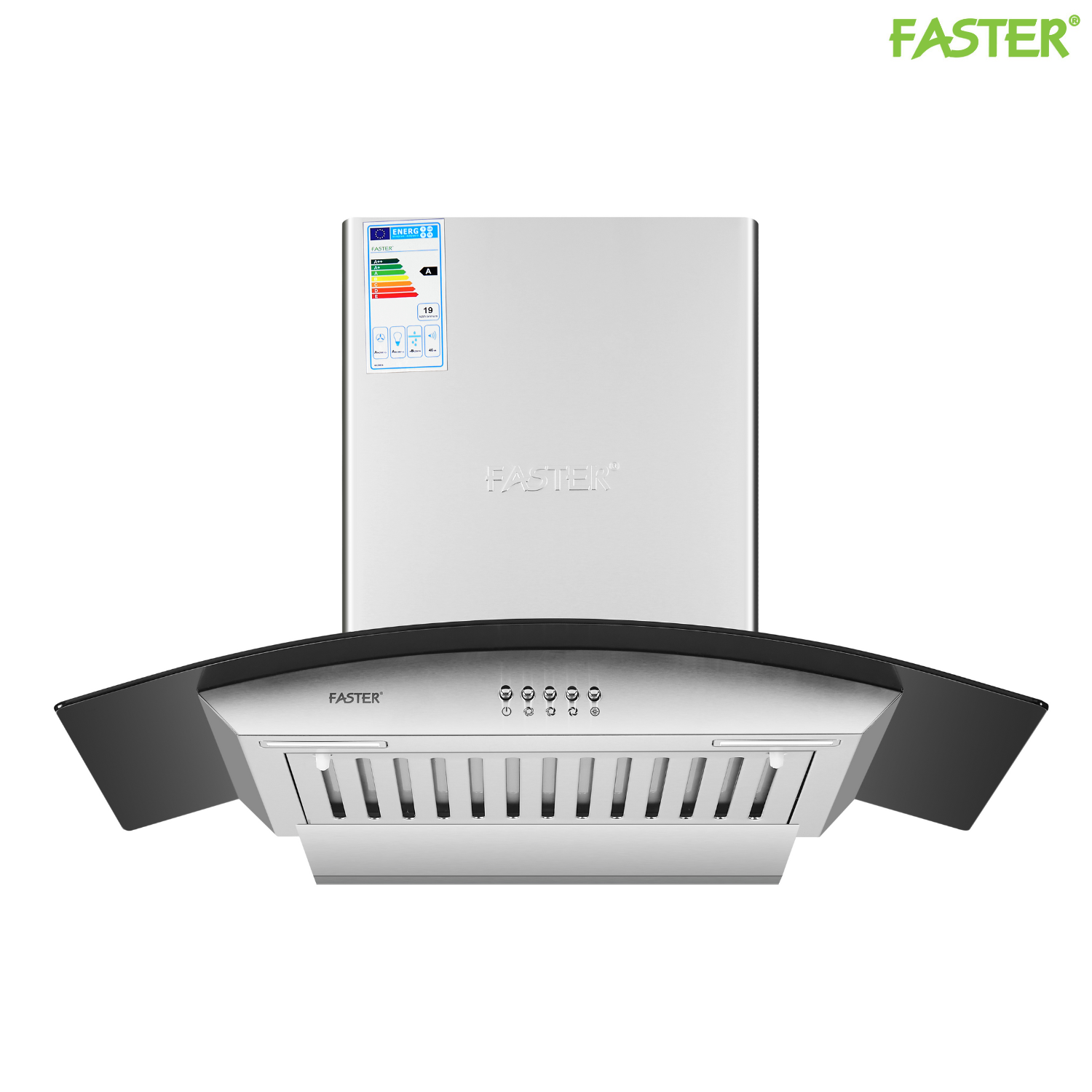Máy hút khử mùi kính cong FSCH370S